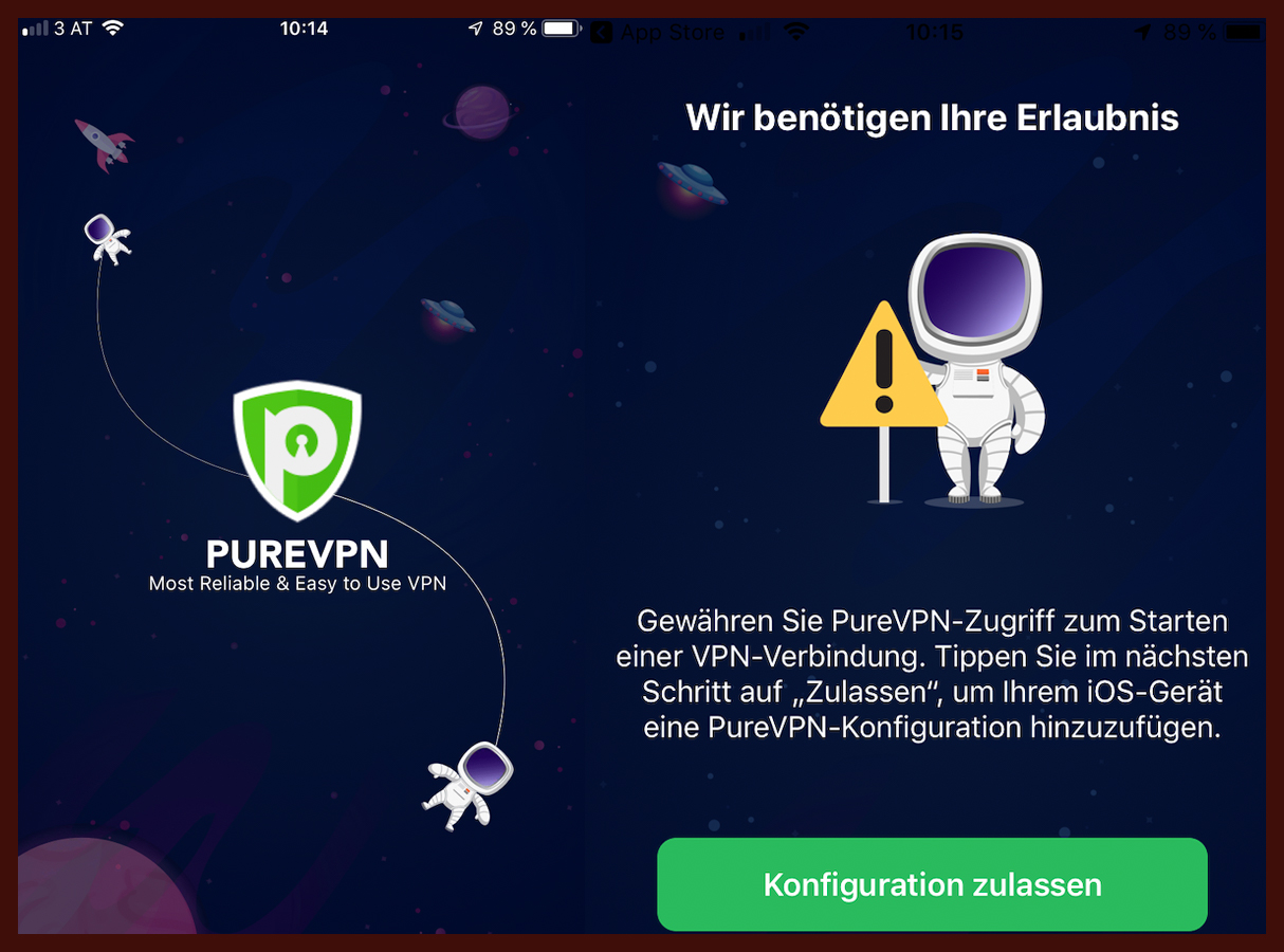purevpn app cpu